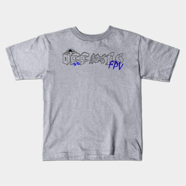 Off Axis oldschool Kids T-Shirt by FPV YOUR WORLD